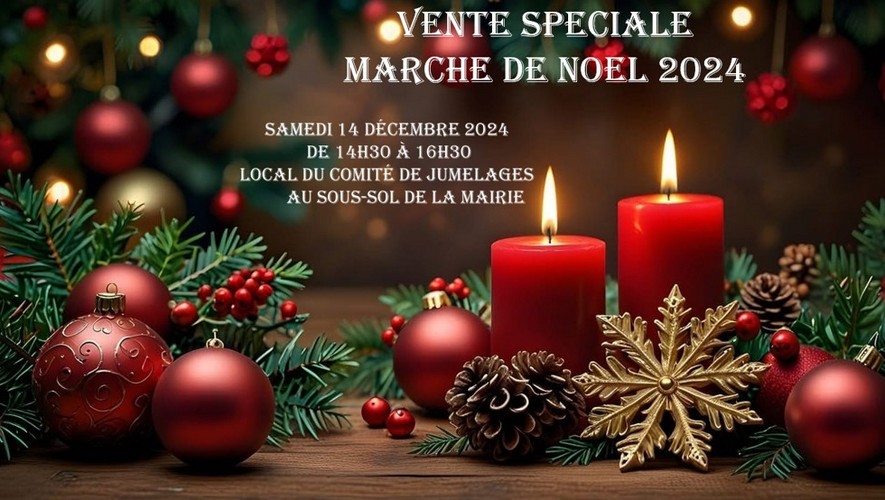 Vente spéciale du Marché de Noël 2024, Samedi 14 Décembre 2024