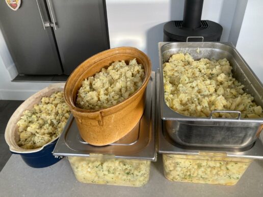 G-La salade de pommes de terre est prête