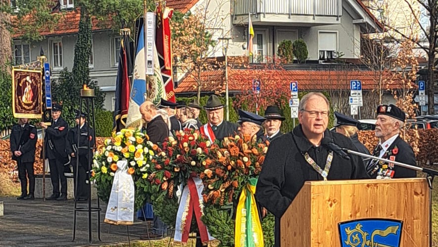 Volkstrauertag à Unterhaching le 16 Novembre 2025